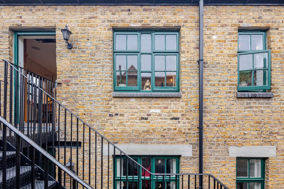 Converted warehouse exterior