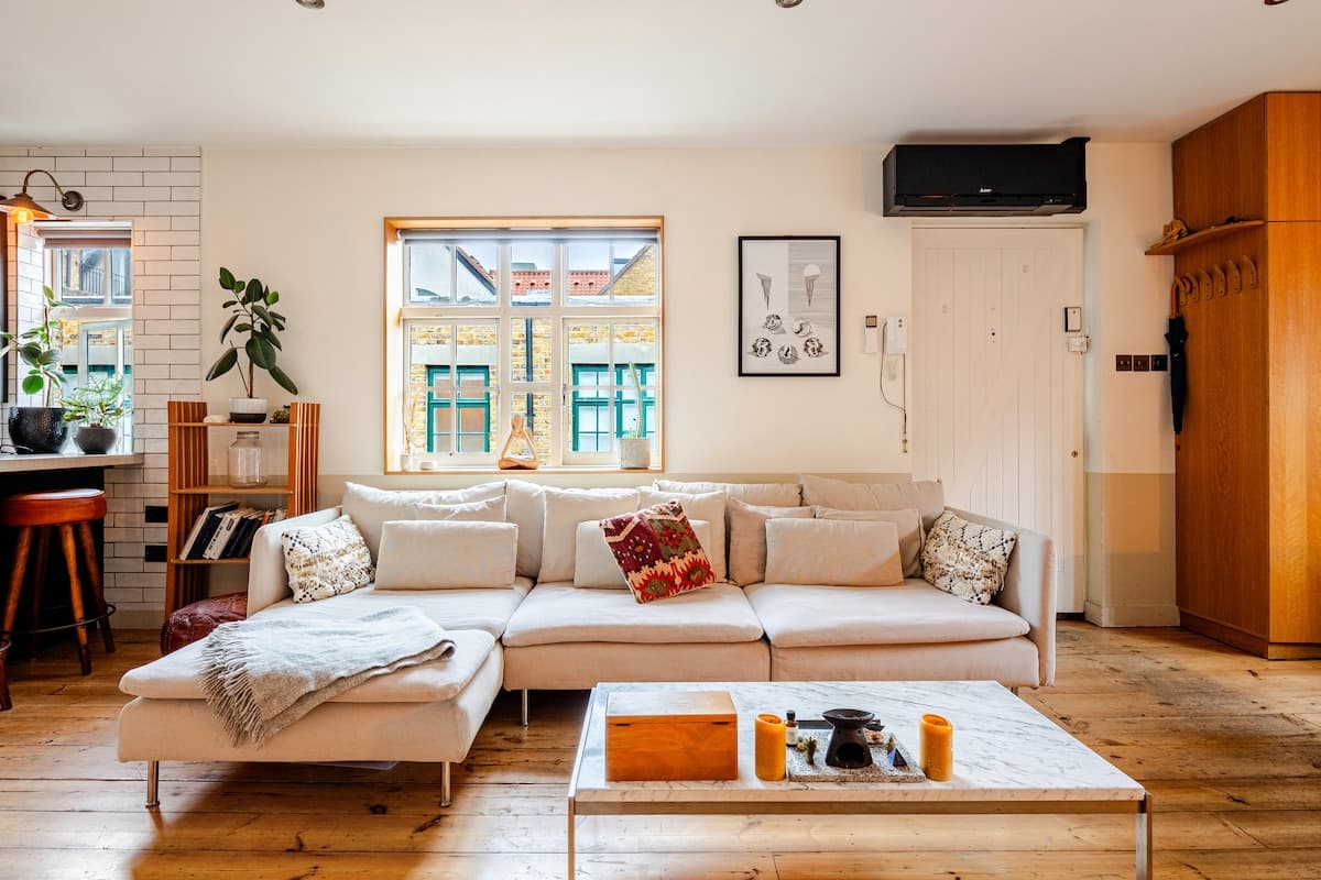 Oakley Yard living room with natural light